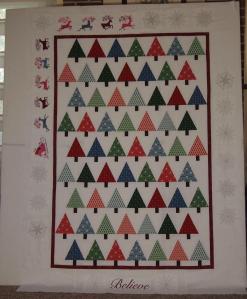 I Believe Christmas quilt